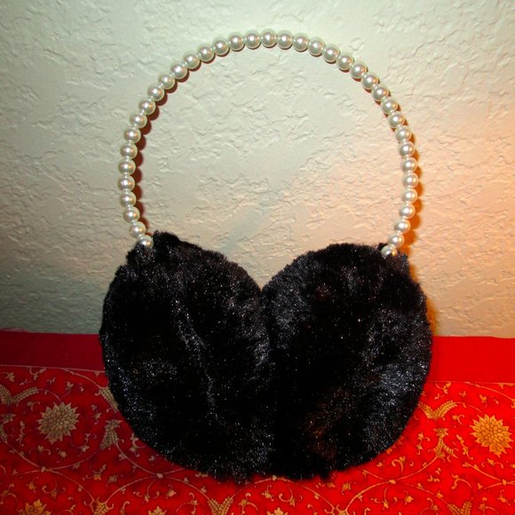 Accessories - ❄ Earmuffs Faux Fur Faux Pearl NWOT ❄ $6 Lowest/Final Price